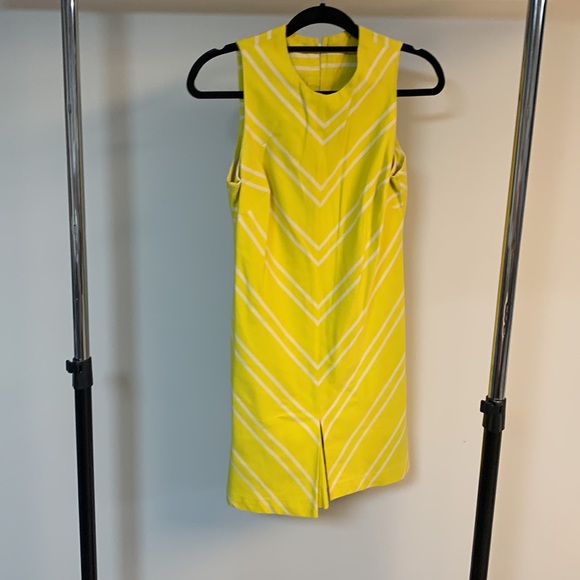 Vintage 50’s/60’s Yellow Chevron 2-Piece Romper & Jacket Set - Picture 5 of 7